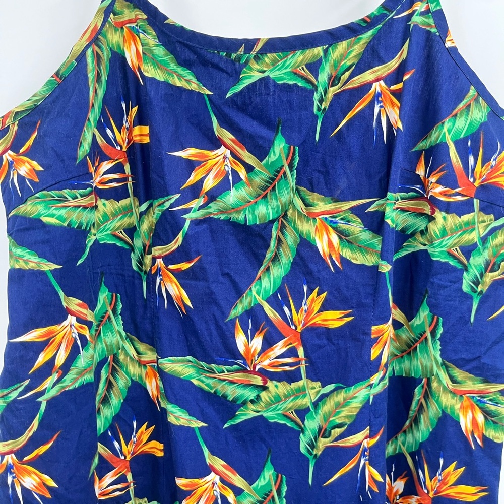 Hawaiian Original Hilo Hatter Summer Sleeveless Floral Maxi Dress Size 18 - Picture 2 of 11